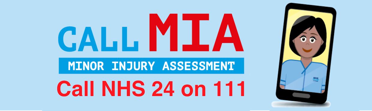 Minor injury assessment banner